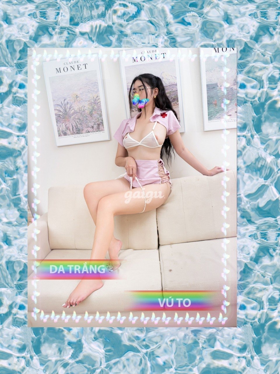 [NEW] MIU MIU ❤️ CÔ GÁI MIỀN TÂY, DA TRẮNG, CHÂN DÀI VÚ TO