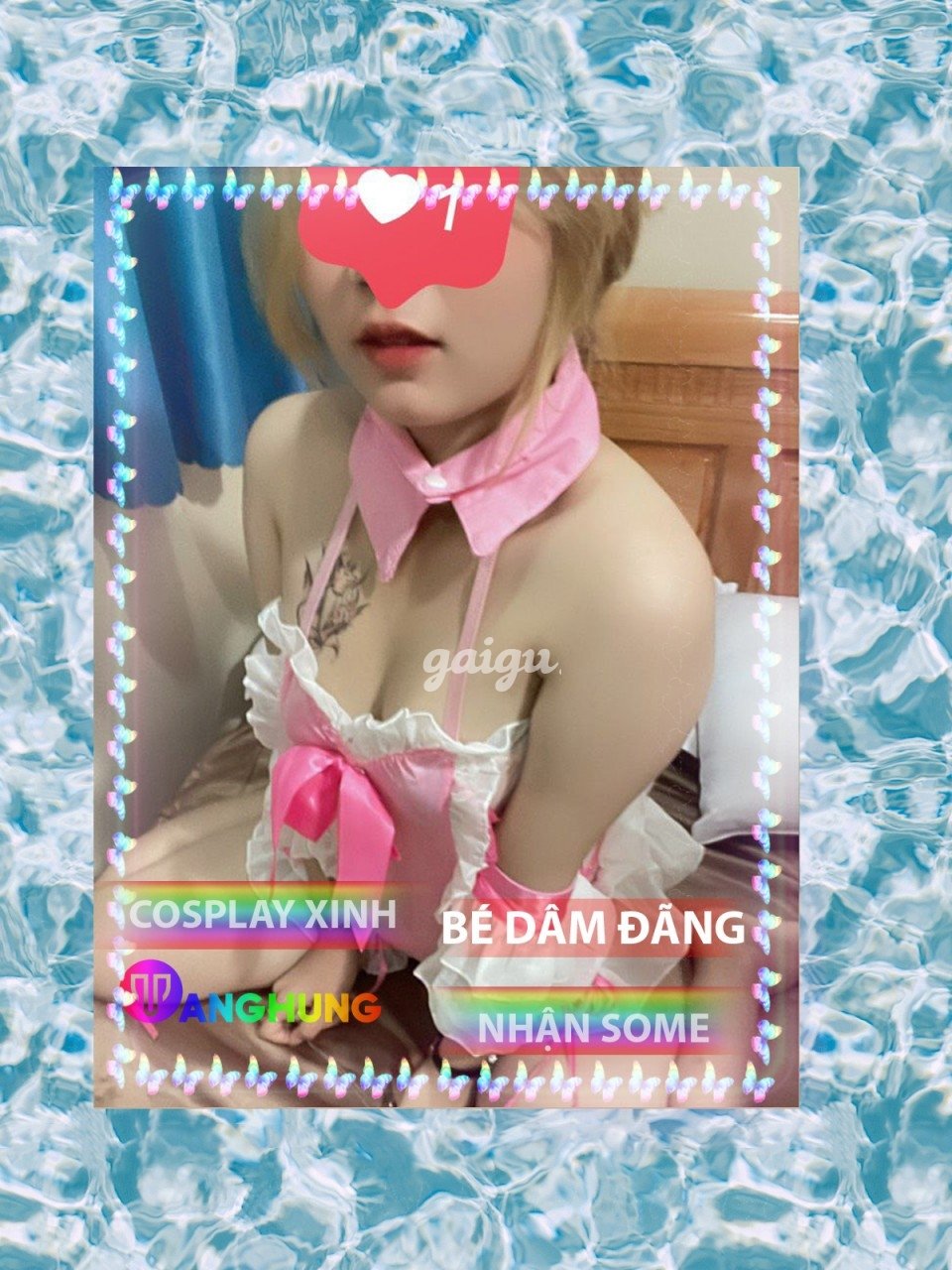 BẢO NGỌC ❤️ BÉ GÁI CUTE, MẶT BẦU BĨNH CỰC XINH, VÚ TO DÂM DÃNG